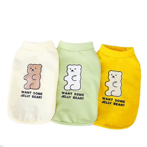 Breathable Thin Home Vest for Pet, Small Dog Clothes, Cat Accessories