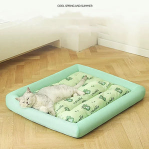Cool Sandwich Kennel Mattress for Dogs and Cats, Moisture-Proof and Moisture-Proof Bed, Pet Mat, Cat and Dog Accessories
